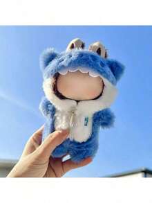 17厘米乙烯基娃娃服装 - 玫瑰图案裙子套装配饰，适用于娃娃 - 彩色 - 查看 2