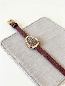 1pc Petite Oval Dial Quartz Women's Watch, Luxury Fashion, Suitable For Daily Wear, Birthday, Women's Gift, Year-End Promotion, Singles' Day, Holiday Gift (No Gift Box) - Multicolor - View 8