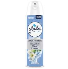 Ambientador en aerosol Glade, aroma a lino limpio, combate los olores para brindar frescura duradera, 8 Oz - 1 - Ver 9