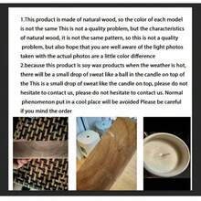 Wooden Crescent Moon Shaped Scented Candle, Creative Design Candle, Home Decor Candle, Eid Candle, Ramadan Candle, Festival Decoration, Celebration Candle, Birthday Gift, Souvenir, Small Gift, Especially Suitable For Ramadan Activities - Multicolor - View 11