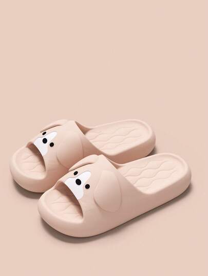 2025新款可爱小狗拖鞋，适合青少年男女穿着，厚底舒适，室内居家穿着舒适，夏季也可作为凉鞋户外穿着。