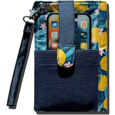 Cartera Bi-Fold Delgada myPhone para Mujeres Talla Grande, Capacidad para Hasta 20 Tarjetas,36987442