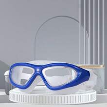 Premium Integrated Earplug Style Unisex Adult Anti-Fog Waterproof Swimming Goggles - Multicolor - View 13