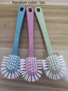 5-Face Multi-Functional Durable Shoe Brush, Suitable For Dorm Use Without Damaging Shoes, Long Handle Shoe Brush, Can Be Hung For Cleaning, Removes Stains, Laundry Brush - Multicolor - View 12