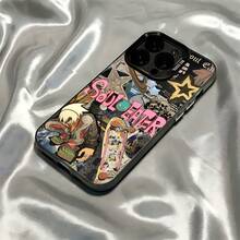 New Model Debut,1pc Anime S-Soul Eater Phone Case Suitable For IPhone 17 16e 16 15 14 13 12 11 Mini Pro Max Air X XR XSMAX 8 7 Plus Anti-Drop Matte Back Cover - Trộn màu 1 - Xem 3