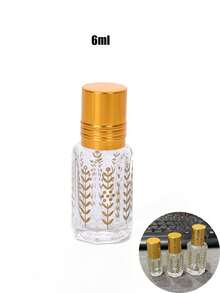 1/10 Gold Glass Ball Bottle, 3/6/12ml Electroplated Ball Bottle Massage Oil Bottle, Perfume Decanting Bottle, Glass Essential Oil Ball Bottle, Perfume Sample Packaging, Essential Oil Travel, Mother's Day Gift, Perfume Bottle, Suitable For Home And Travel, Easy To Carry - Gold - View 10