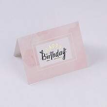 优雅生日贺卡套装，烫金贺卡，简约时尚设计 - 彩色 - 查看 10