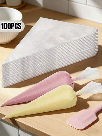 Disposable Piping Bags, Essential Baking Tool For Cake Decorating, Suitable For Frosting, Cookies And Other Kitchen Items