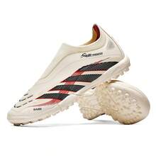 男士足球鞋、女士足球鞋、男女通用款、成人轻便足球训练鞋、草地户外运动鞋、室内五人制足球鞋、人造草足球鞋、橄榄球鞋、乒乓球鞋、羽毛球鞋 - 香檳色 - 查看 4