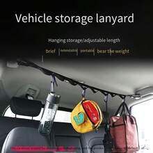 Car Top Clothesline, On-Board Hanger, Multifunctional In The Car Clothesline, Outdoor Camping Travel , Portable Clothesline Clothesline - A - View 3