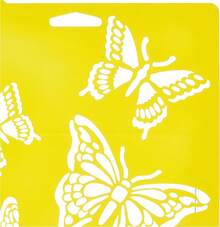 Delta Creative Stencil Mania Stencil, 7 x 10 Pulgadas, 970820710 Mariposas,36979316 - Multicolor - Ver 5