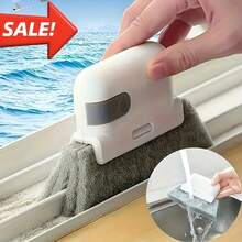 1pc Window Groove Cleaning Brush, Window Track Crevice Cleaner, Random Color - Grey - View 9