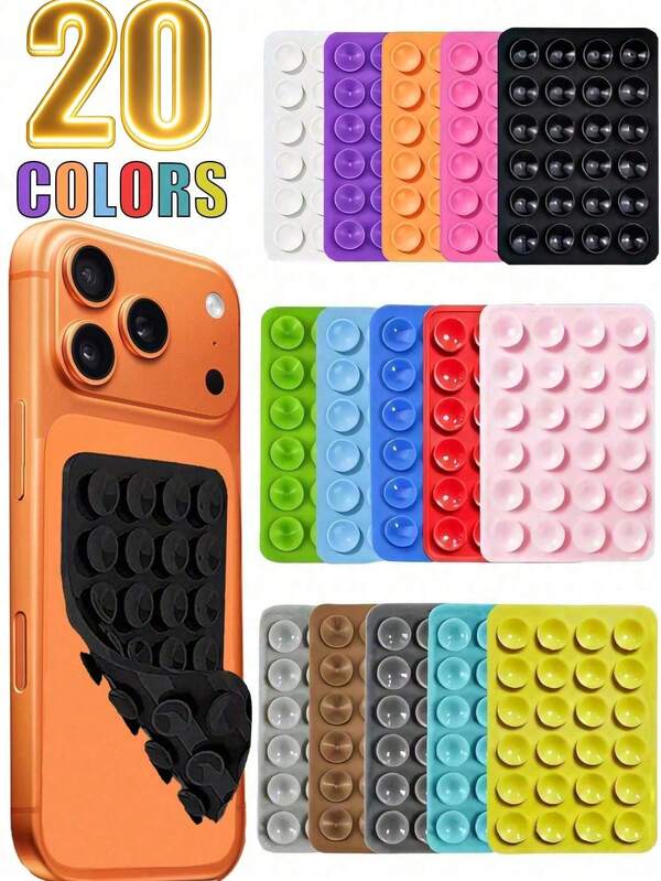 1/2 chiếc đế hút chân không silicon cho điện thoại, giá đỡ điện thoại, Octobuddy, phụ kiện điện thoại, giá đỡ điện thoại, đế hút chân không cho điện thoại, Octobuddy, giá đỡ điện thoại dính, miếng dán mặt sau điện thoại, giá đỡ điện thoại dính, thích hợp cho điện thoại thông minh