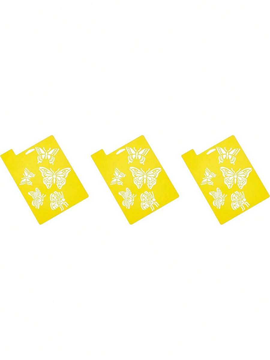 Delta Creative Stencil Mania Stencil, 7 x 10 Pulgadas, 970820710 Mariposas,36979316 - Multicolor - Ver 1
