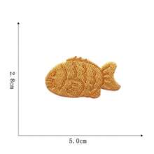 1 miếng vá thêu hình hoạt hình Sushi & Hải sản, có thể ủi lên quần áo, phụ kiện và đồ thủ công DIY - Hình cá hồi sushi, bạch tuộc, trứng cá muối, trứng. - Màu sắc hỗn hợp - Xem 20