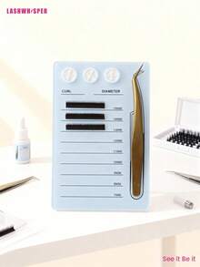 1 Set Acrylic Eyelash Extension Tray, Eyelash Extension Storage Box, Extension Pad, Eyelash Tray, Glue Tray, Independent Stand - Multicolor - View 10