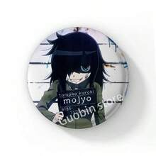 58mm 新款趣味动漫《丧女》黑木智子后室徽章胸针，动漫抱枕胸针，包包配饰装饰，朋友礼物，圣诞风格 - 58 mm - 查看 14