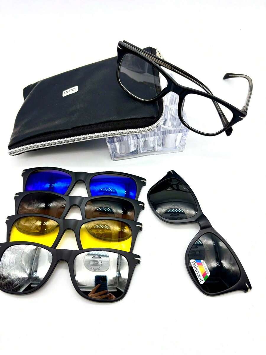 Men Eyewear Frames - 黑色 - 查看 1
