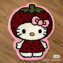 SANRIO 1块造型地毯（50*60厘米），多种可爱图案，厚实柔软，可用作入口、卧室、浴室的防滑垫，或用作客厅/梳妆台的装饰地毯，兼具实用吸水防滑功能，并散发着可爱少女气息。 - 彩色 - 查看 10