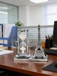 1pc Vintage Iron Tower Rotating , Eiffel Tower Shaped Timer, Kinetic Ball, Ferris Wheel Home Decor, Suitable For Housewarming, Living Room, Office, Desk, Romantic Anniversary Gift For Couples, Suitable For Relatives, Friends, Housewarming, Birthday, Thanksgiving, Valentine's Day ( Style Random) - Multicolor - View 14