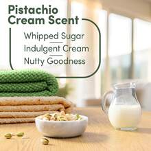 Downy Cozy Collection In-Wash Laundry Scent Booster Beads, Pistachio Cream Scent, 7.8 Oz, Limited Edition Laundry Beads, Holiday Laundry Upgrade, New Year Fresh Home Scent - Màu xanh Ô liu - Xem 3