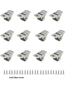 4/8/10pcs Drawer Wheels Rubber Directional PP Wheels Small Casters Kick Plate Cabinet Dedicated Wheels Micro Casters Mini Sliding Wheels