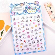 1套/1张 日本动漫卡通人物浮雕美甲贴纸，卡通防水贴纸，美甲贴纸，可爱漂亮，送朋友的礼物，营造惊喜感，美观又实惠，新年礼物，情人节礼物，复活节礼物（随机款式） - 彩色 - 查看 12