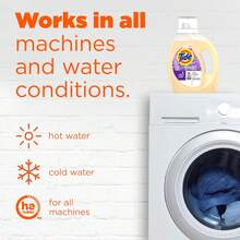 Tide Purclean Liquid Laundry Detergent, 63 Fl Oz, 48 Loads - Màu be - Xem 6