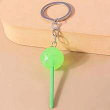 Resin Lollipop Keychain, Round Lollipop Shaped Metal Keychain, Cartoon Candy Color Resin Lollipop Keychain, Realistic Food Keyring, DIY Handbag Pendant Keychain, DIY Accessories, Cute, School Theme Festival Graduation Teacher Appreciation Gifts Birthday Gift Mother Gifts Mothers Day Gift Holiday Essentials Graduation Gifts Purple Key Ring Charms Accessories Key Chain - Multicolor - View 16