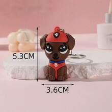 1pc/6pcs Paw Patrol Cartoon Decorations & Keychains, Can Be Hung On Bags Or Placed In Living Room And Bedroom, Multiple Colors Available, Including Chase, Skye, Rubble, Mao Mao Keychains, Paw Patrol Accessories, Suitable For Holiday Celebrations, Halloween, Christmas, Birthday Parties To Create A Warm Atmosphere