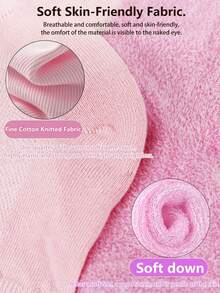 3/2/1 双装硅胶保湿舒缓睡眠袜，软化滋养干裂脚后跟，夜间SPA袜