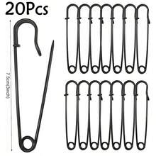 5-20pcs Large Size Garment Safety Pins, Heavy Duty Quilting Pins, Gold/Silver Decorative Pins, Suitable For Canvas, Wool Clothing Crafts And DIY Jewelry Crafts - Multicolor - View 18