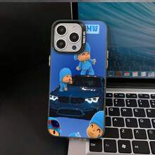 Funda de teléfono con acabado brillante de Hora de Aventuras adecuada para 17 Pro Max 17 Air 16 Pro MAX 15 Pro Max 14 Pro 13 Pro 12 11 Funda de teléfono personalizada para hombres y mujeres Son excelentes regalos para novias, novios y familiares para Navidad y Halloween - Negro - Ver 5