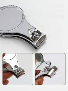 折叠式指甲钳、圆头指甲剪、多功能开瓶器、指甲锉、高碳钢指甲钳、手脚指甲修剪器、便携式工具 - 彩色 - 查看 6