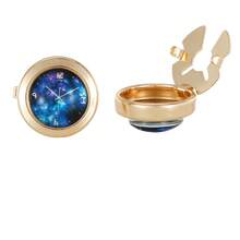 Clock Dial Pattern Button Cover , Fashionable Shirt Cufflinks, Collar Buttons, Brooch Buttons, Turtle Buttons, Sleeve Buttons, Clip Buttons, Ins Cufflinks Shirt Decoration, Fashionable And Versatile, Excellent Holiday Gifts, Deeply Loved By European And American Friends, Multiple Colors To Choose From 1PC - Nhiều màu - Xem 10