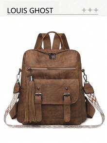 Chất liệu giả da | Khóa đôi trang trí * Dung tích lớn tiện dụng, tôn lên vẻ đẹp cổ điển của việc di chuyển trong đô thị - Dây đeo vai/tay cầm có thể điều chỉnh, người bạn đồng hành đa năng cho việc đi lại hàng ngày và những chuyến đi ngắn, hai cách mang. - Nhiều màu - Xem 12