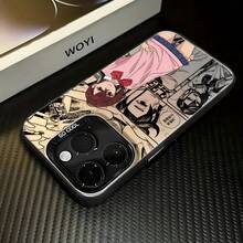 Funda para Teléfono Anime " Armed Ayases Momo", Compatible con for  16, 15, 14, 13, 12, 11 Pro Max, X, XR, XS Max, 8, 7 Plus - Cubierta Trasera Mate Antigolpes - Color 1 - Ver 3