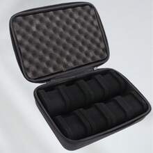 15 Slots Watch Box With Shock-Proof Foam Padding, Portable Hard Case Design Suitable For Home Storage, Can Hold 15 Watches Of Different Sizes