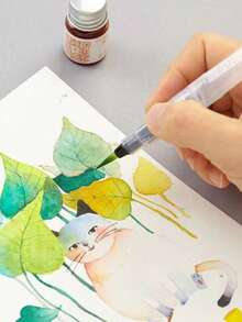 10支/套尼龙毛美术画笔套装，适用于素描和各种艺术创作