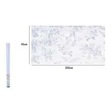 OISE ART STORE Rotolo Pellicola Per Finestre Decorativa Motivo Floreale 2d 45cmx2mt Adesiva Vetro 10102 - - Multicolore - Visualizzare 2