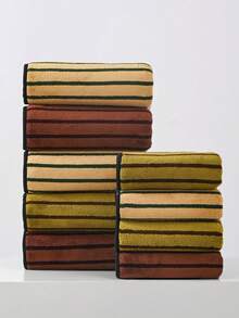 1 Piece Of Large Bath Towel, Ultra-Fine Fiber Towel, Face Towel, Hand Towel, Beach Towel, Soft And Absorbent, Thick And Non Shedding Towel, 70 * 140cm Or Small Towel, 35 * 75cm, Available In Various Colors For Household Bathroom And Daily Necessities - Essential Household Items Suitable For Bathroom, Swimming, Fitness, Yoga, Summer Travel, Vacation, Bathroom Decoration. - Multicolor - View 6