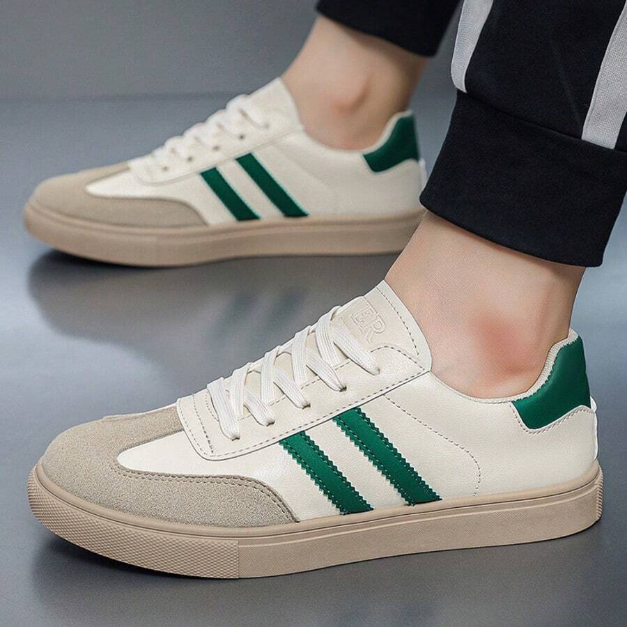 New Men's Breathable Casual Shoes, Lightweight Flat Canvas Casual Sneakers