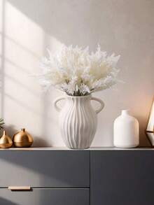 3pcs Astilbe Artificial Flower Bush Filler Flowers Artificial Greenery Stems Faux Plants & Fake Flowers For Wedding DIY Bouquets Boho Floral Arrangement Table Centerpieces Home Decor - White - View 6