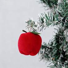 2.83in/7.2cm Foam Apple Model, 12pcs Suitable For Candy Party, School 3D Painting Project, Christmas Ornament, DIY Gift, New Year, Carnival Gift