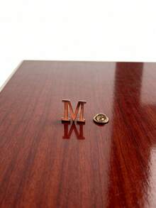 1pc Gold Alloy Letter Brooch Pin - Unisex Streetwear Design, Suitable For Suits, Shirts, Jackets - Halloween, Thanksgiving, Teacher's Day, Graduation, Shirt Button Decoration, Fun Letter Badge, Smooth Surface Pin, 26 Letter Gold Brooches, 20K Plated Unisex 26 Letter Brooch Pin - Letter Brooch - View 38