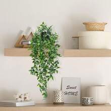 1/2 cây giả (có/không chậu), cây treo giả, 2 cây giả treo có chậu, cây leo Mandala giả treo, cây xanh trang trí tường cho trong nhà, ngoài trời, kệ phòng khách, phòng ngủ, nhà bếp, nhà cửa, đám cưới - màu xanh lá - Xem 11