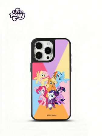 MY LITTLE PONY Officiellt auktoriserat mönsterfodral för mobiler, läderfodral för mobiler, kompatibelt med Apple 17, 17 Air, 17 Pro, 17 Pro Max, 11, 12, 13, 14, 15, 16 Pro, 16 Pro Max, 14 Plus, 15 Plus, 16 Plus, 15 Pro Max, 16 Pro, 16 Pro Max, XR