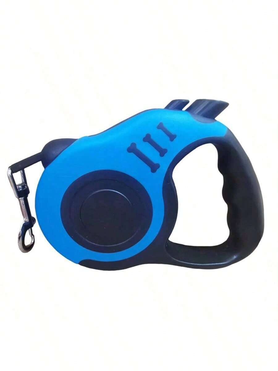 Pet Leash, Automatic Retractable Dog Leash, Bone Print Dog Walking Chain Leash Cord