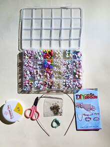 1 Box Handmade Beaded Toys, Wholesale Girls DIY Bracelet Educational Craft Jewelry Materials For Necklace & Bracelet