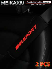 MEIKAXIU 1件/2件装 材质发泡印花 运动新款汽车安全带肩垫，汽车配件 - 發泡SPORT - 查看 18